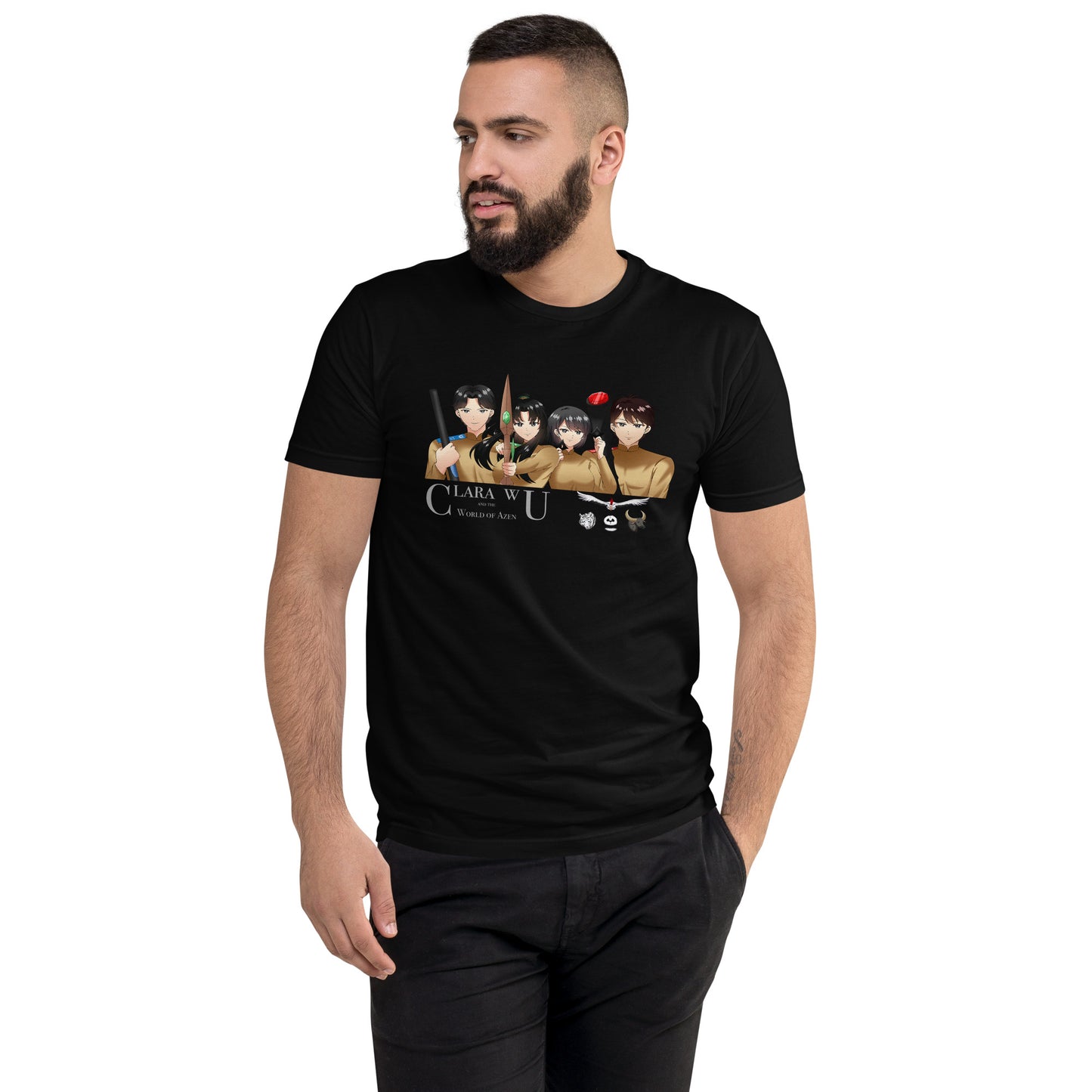 AzenWarriorsTrainingRow Guardians Gray – M Fitted T – (153)