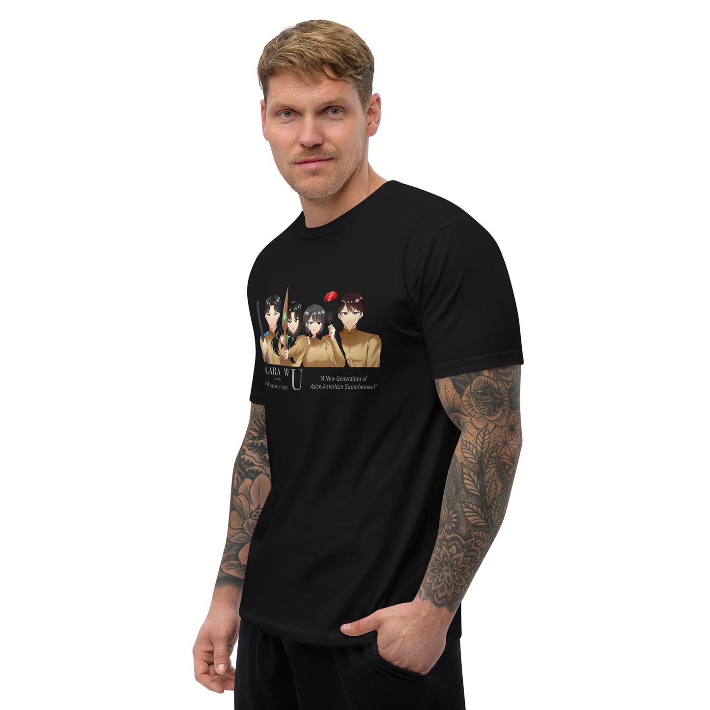 AzenWarriorsTrainingRow ANG Gray – M Fitted T – (145)