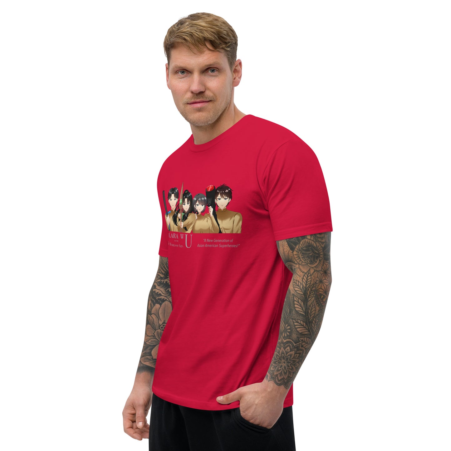 AzenWarriorsTrainingRow ANG Gray – M Fitted T – (145)