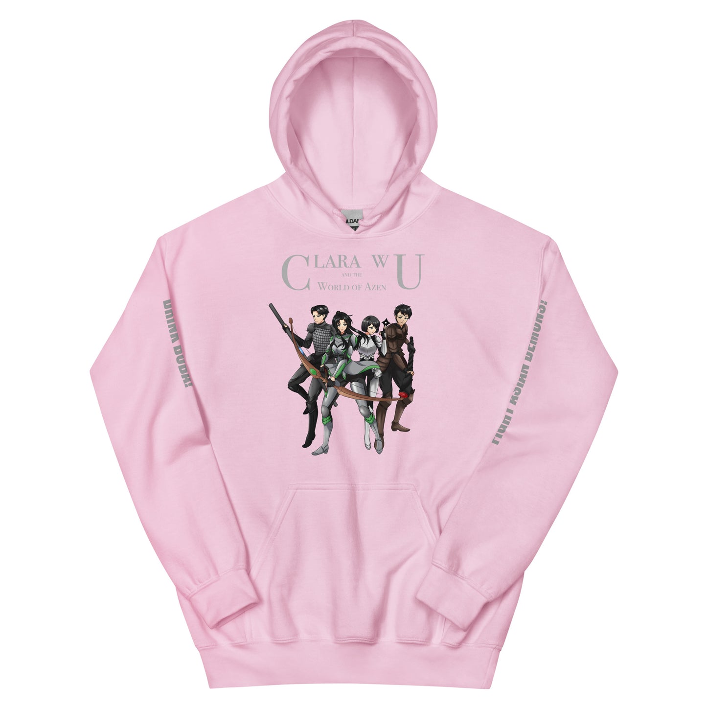 AzenWarriorsArmor Sleeves Boba Gray – Uni HvyBlend Hoodie – (208)