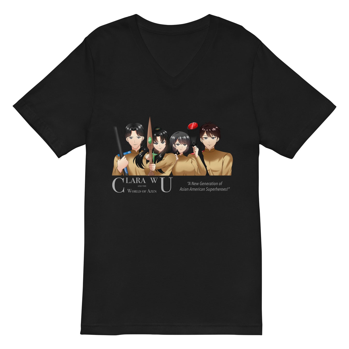 AzenWarriorsTrainingRow ANG Gray – Uni VNeck T – (158)