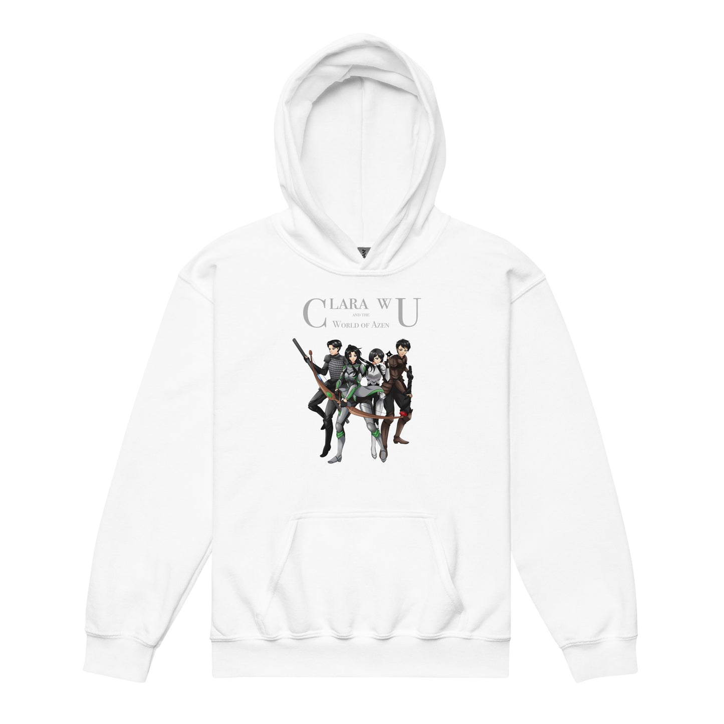 AzenWarriorsArmor Gray – Y HvyBlend Hoodie – (211)
