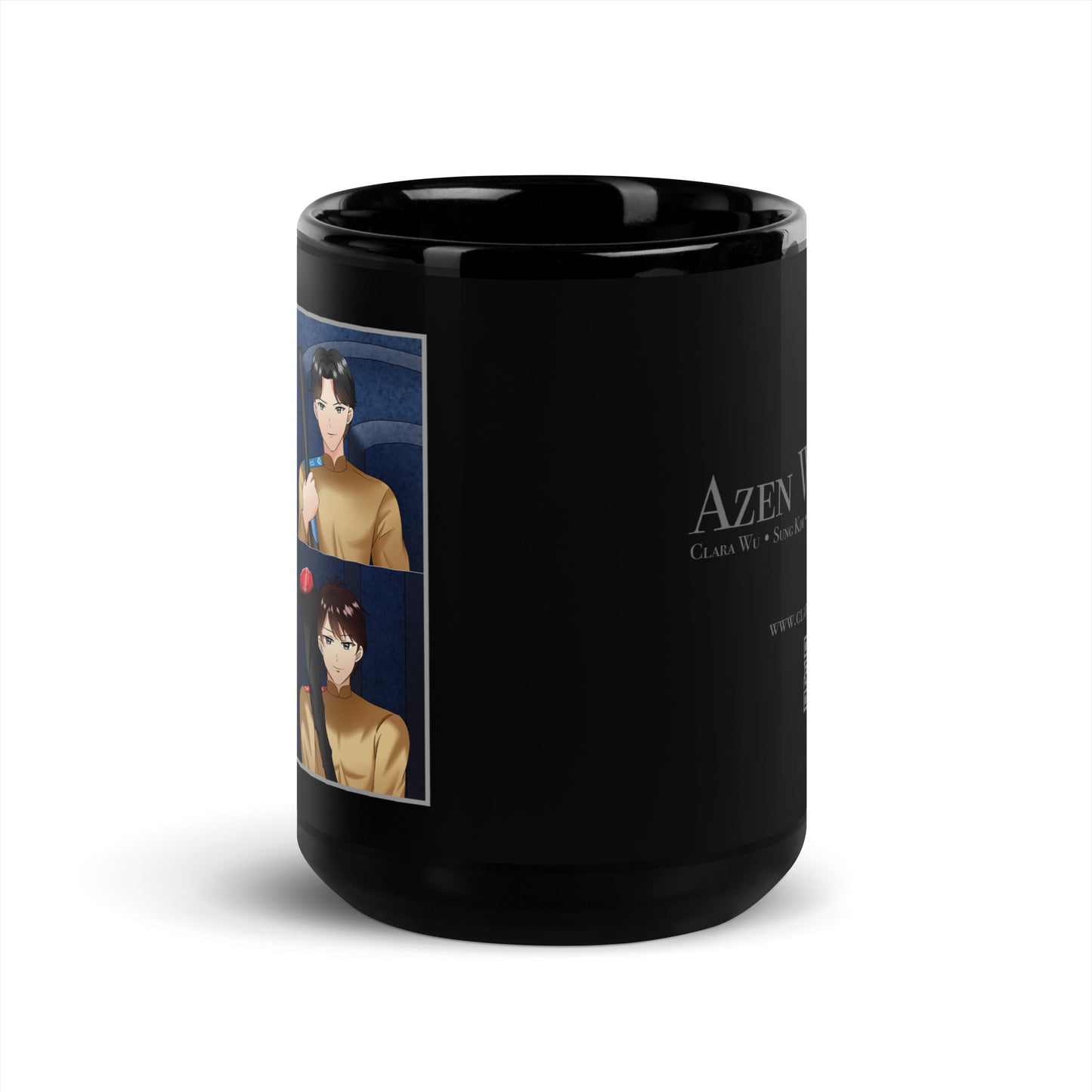 Mug Glossy Blk 15oz Train Weapons Cast (125)