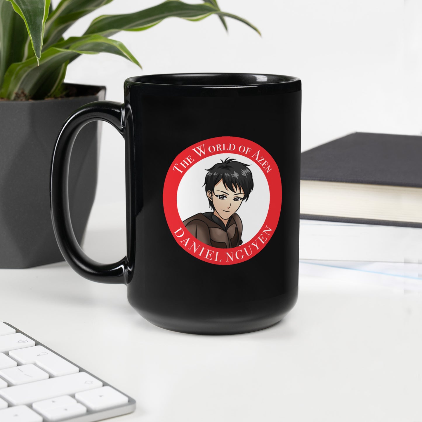 Mug Glossy Blk 15oz Daniel (039)