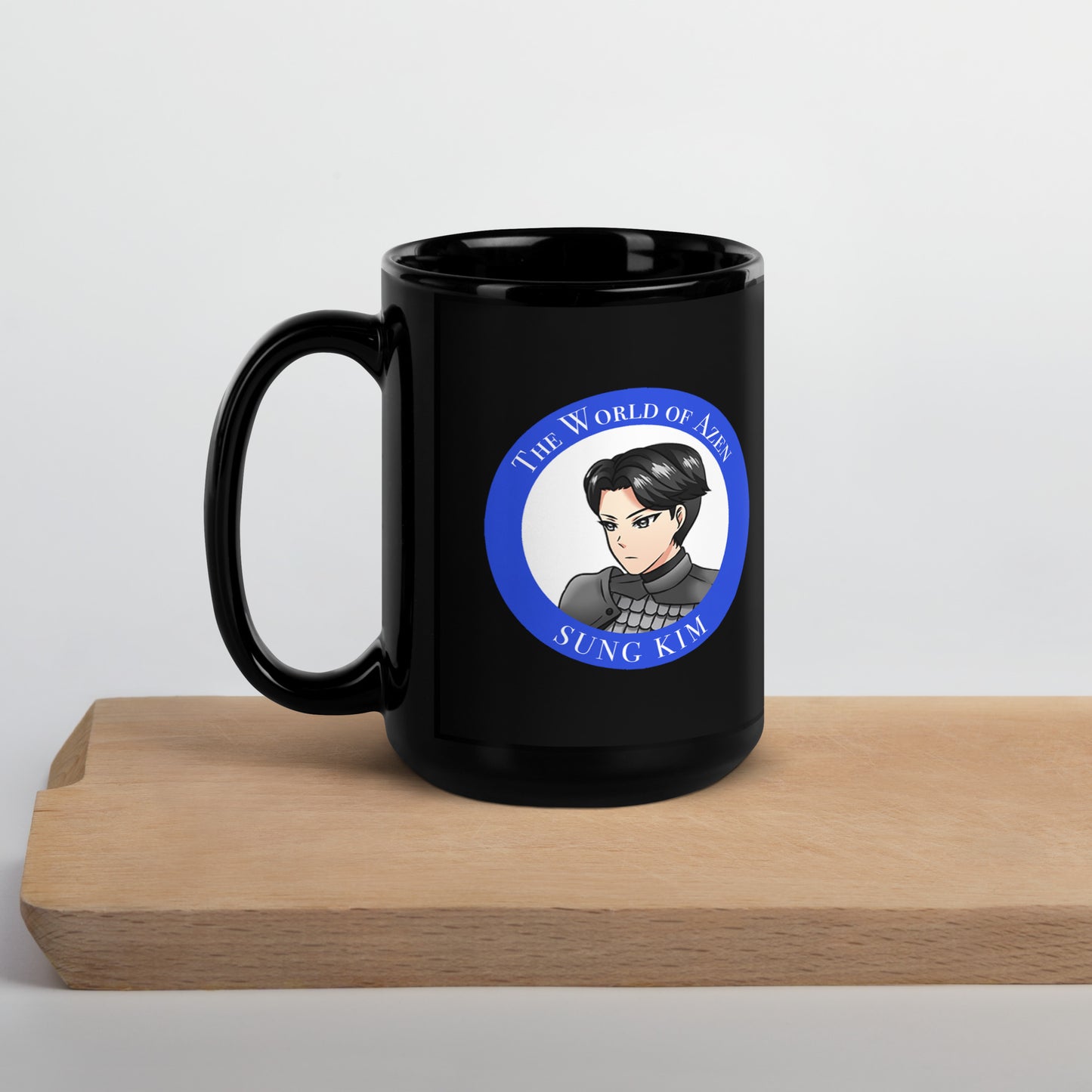 Mug Glossy Blk 15oz Sung (037)