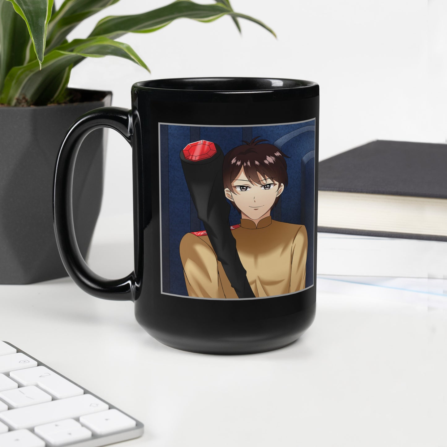 Mug Glossy Blk 15oz Train Weapons Daniel (129)