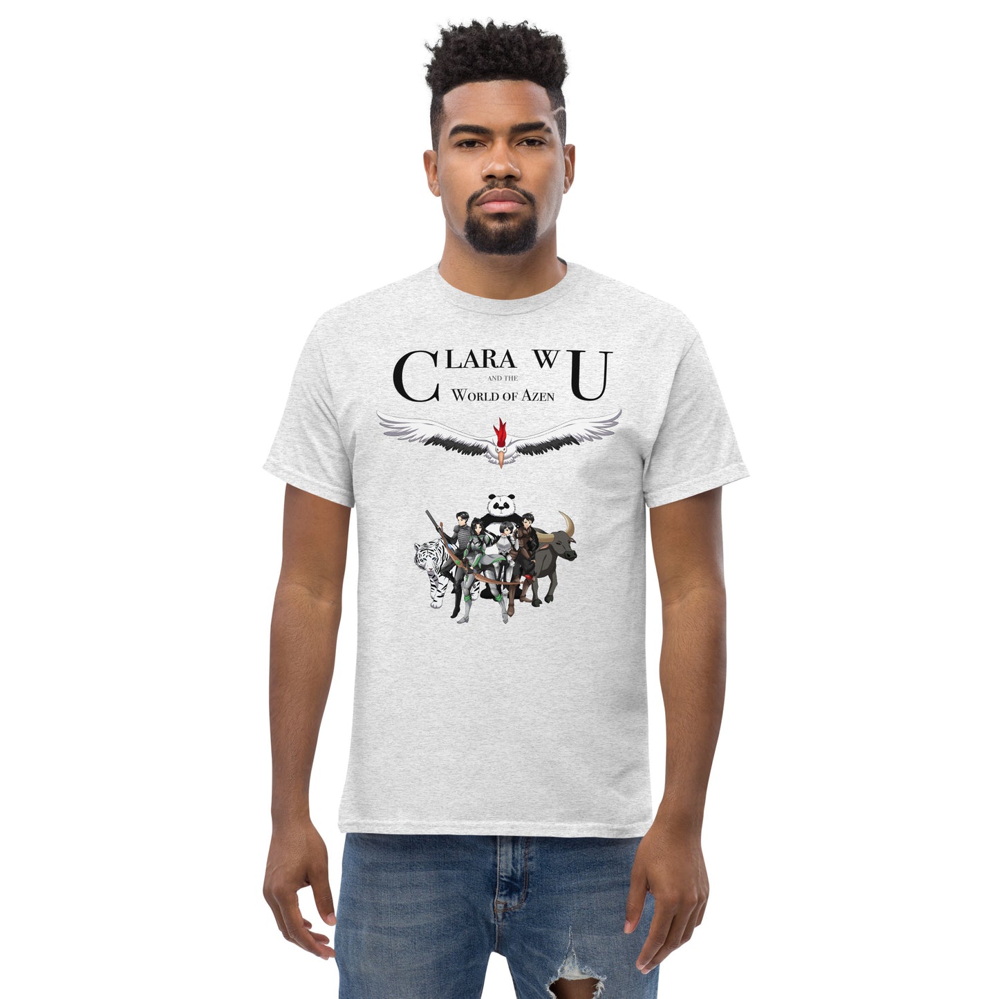Azen Cast Top – M Classic T – Wht+Multi (063)