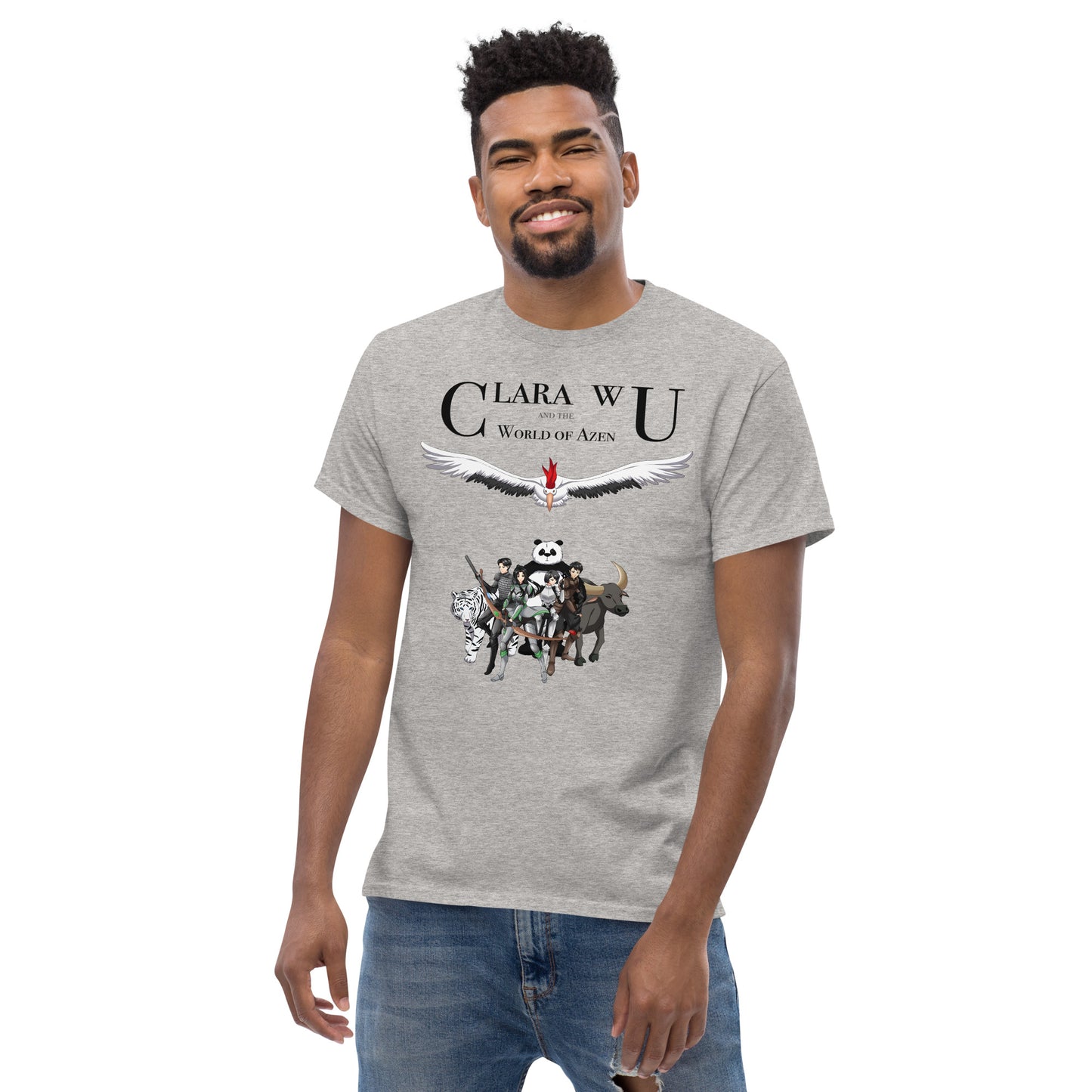 Azen Cast Top – M Classic T – Wht+Multi (063)