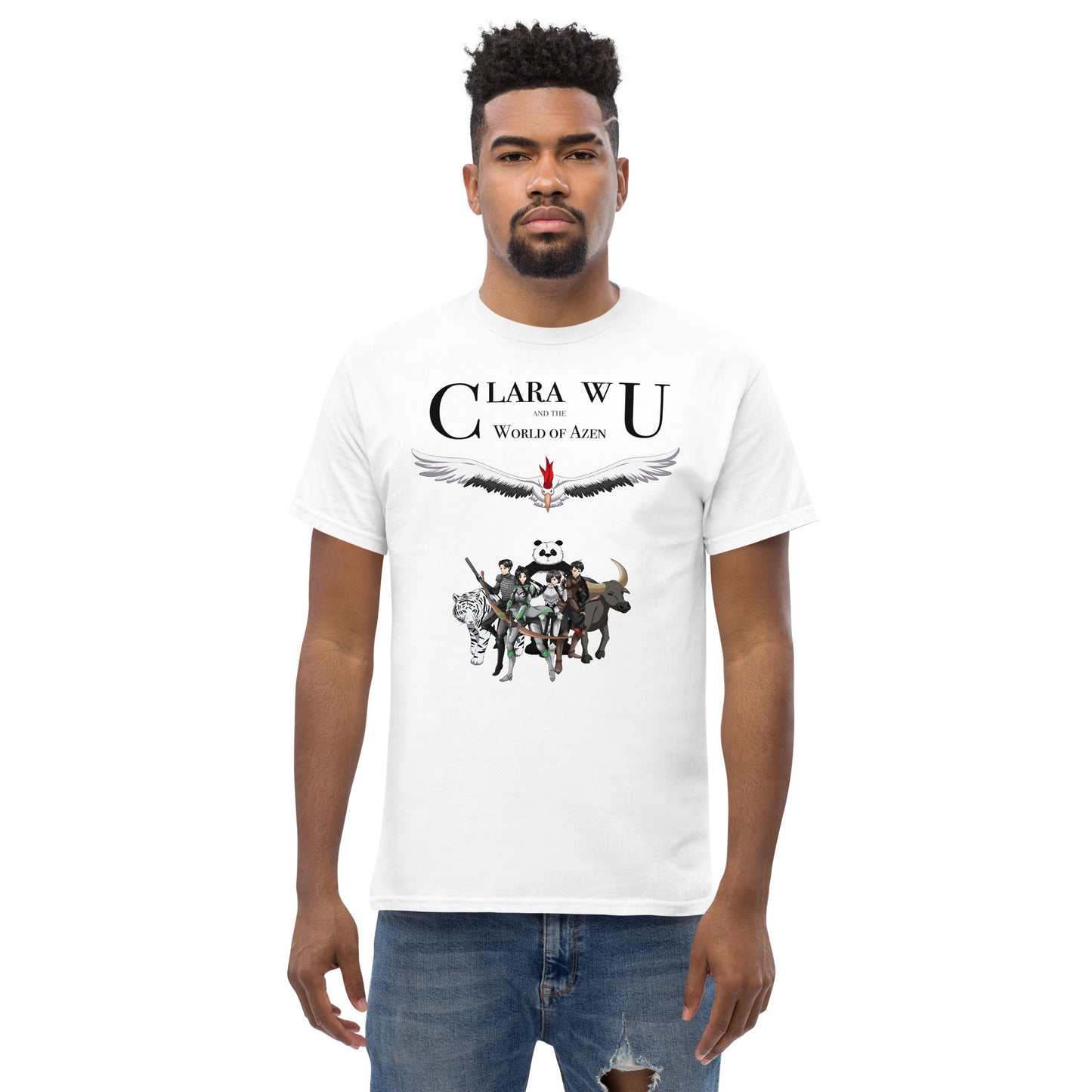 Azen Cast Top – M Classic T – Wht+Multi (063)