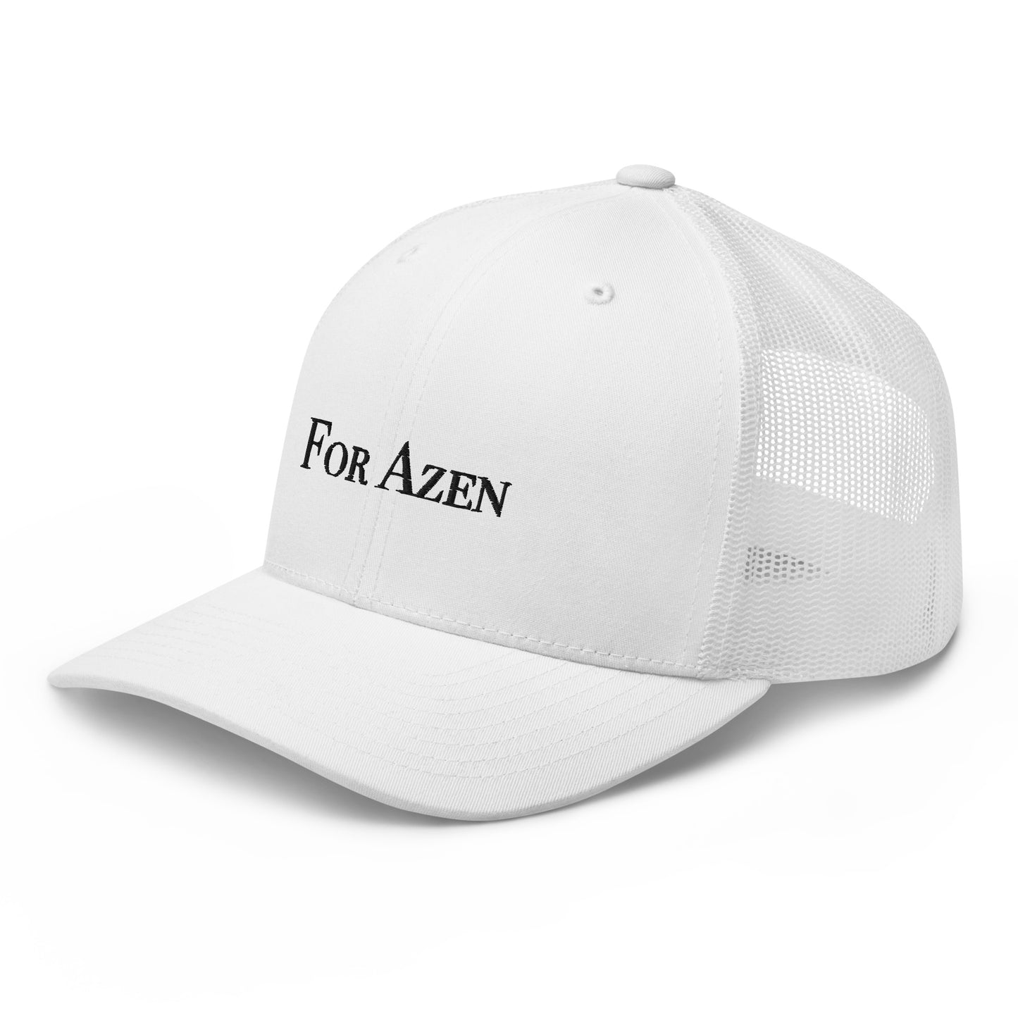For Azen – Retro Trucker Wht-Blk – (085)