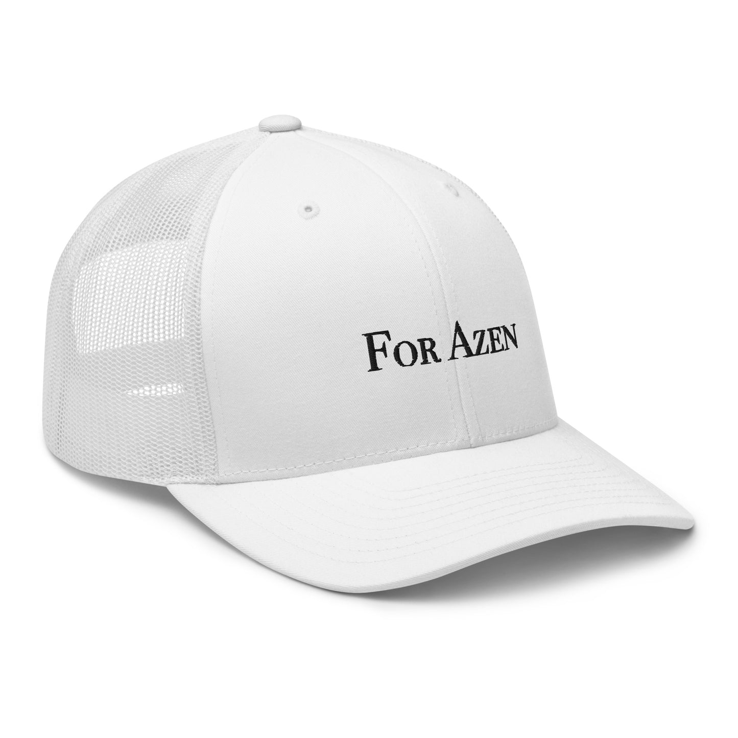 For Azen – Retro Trucker Wht-Blk – (085)