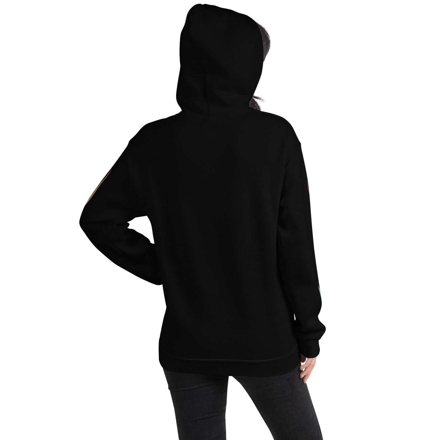 Clara Wu Action Sleeves – Uni Hvy Blend Hoodie B+W – (114)