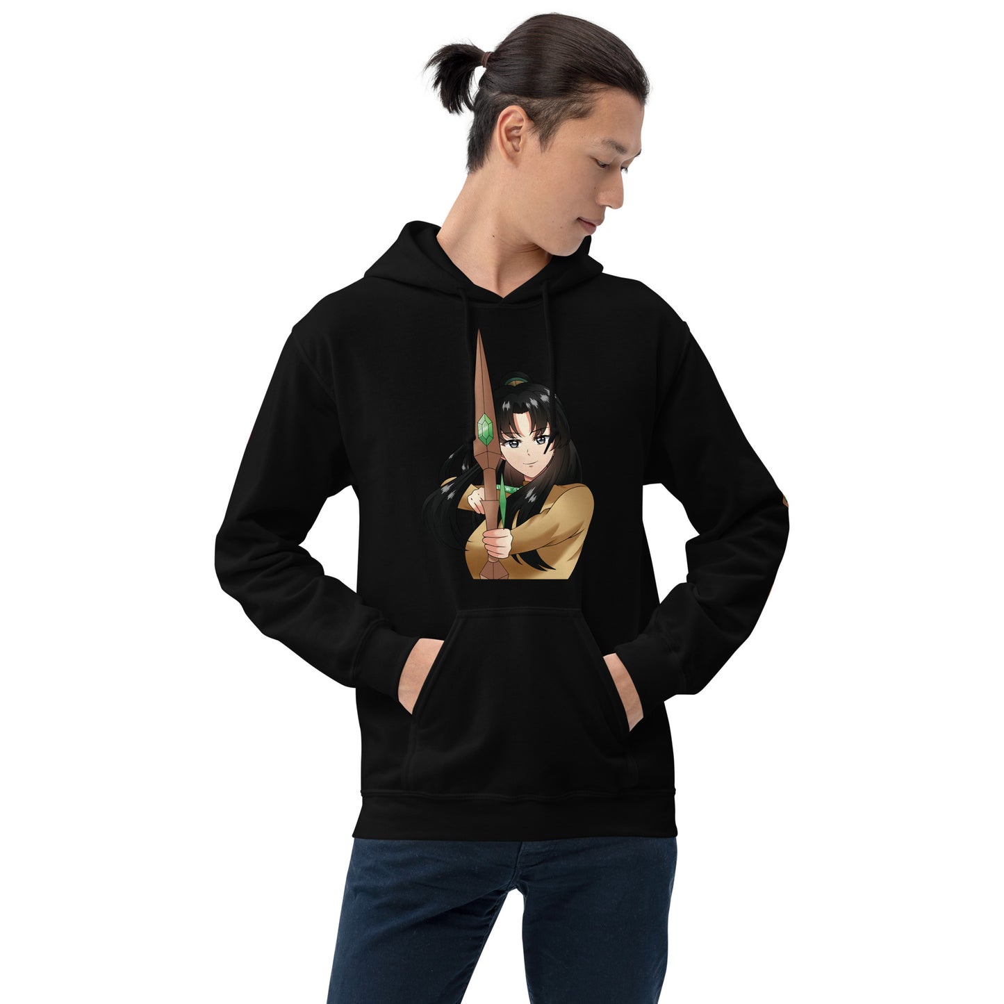 Clara Wu Action Sleeves – Uni Hvy Blend Hoodie B+W – (114)