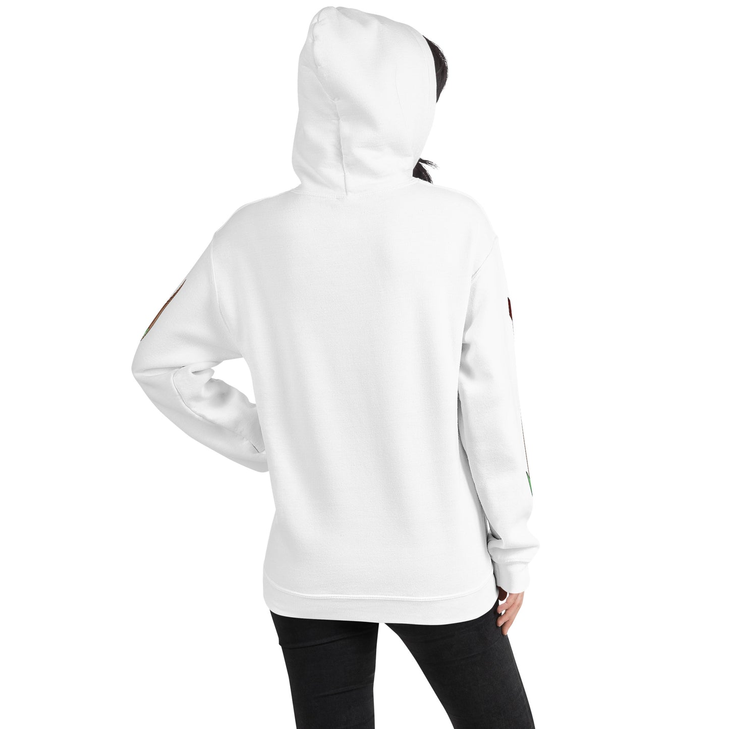 Clara Wu Action Sleeves – Uni Hvy Blend Hoodie B+W – (114)