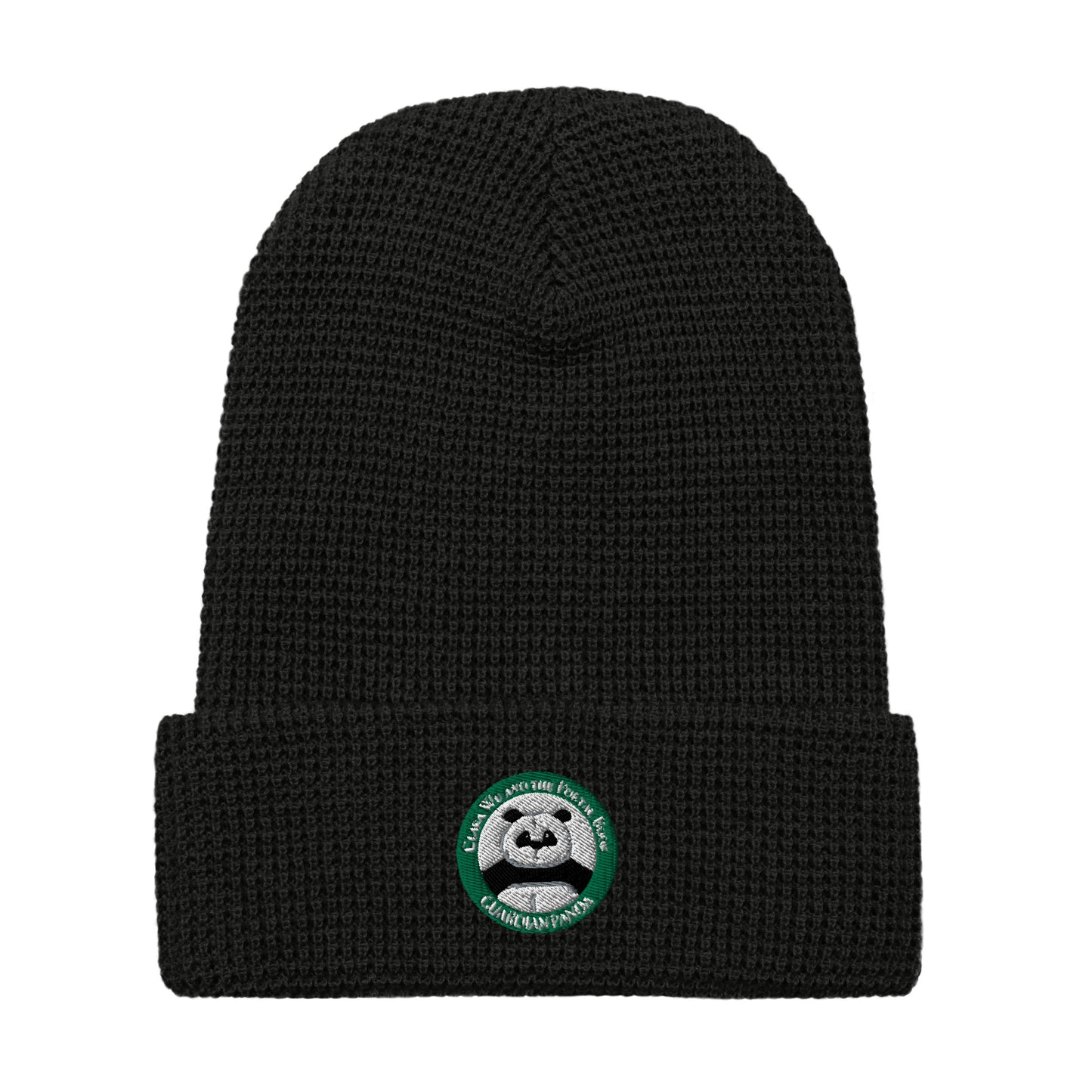 Guardian Panda - Waffle Beanie Blk – (100)