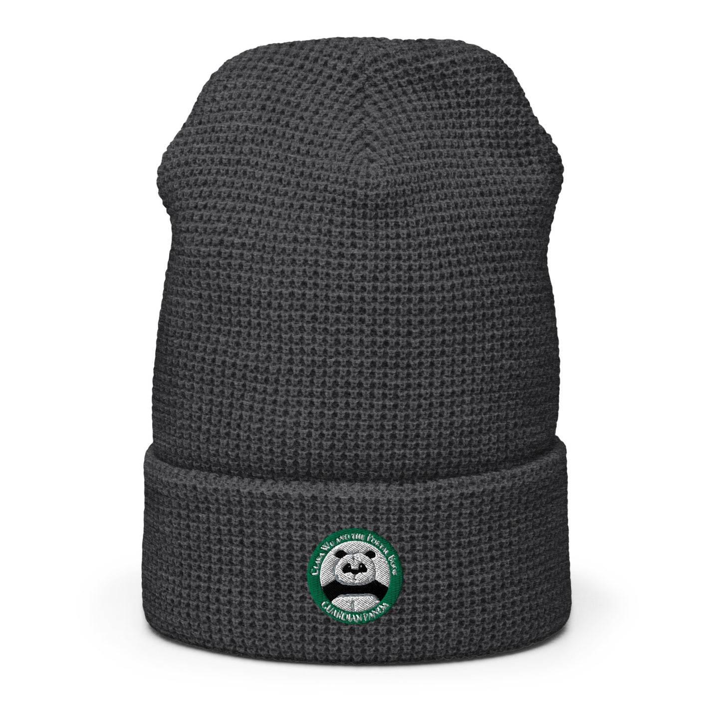 Guardian Panda - Waffle Beanie Blk – (100)
