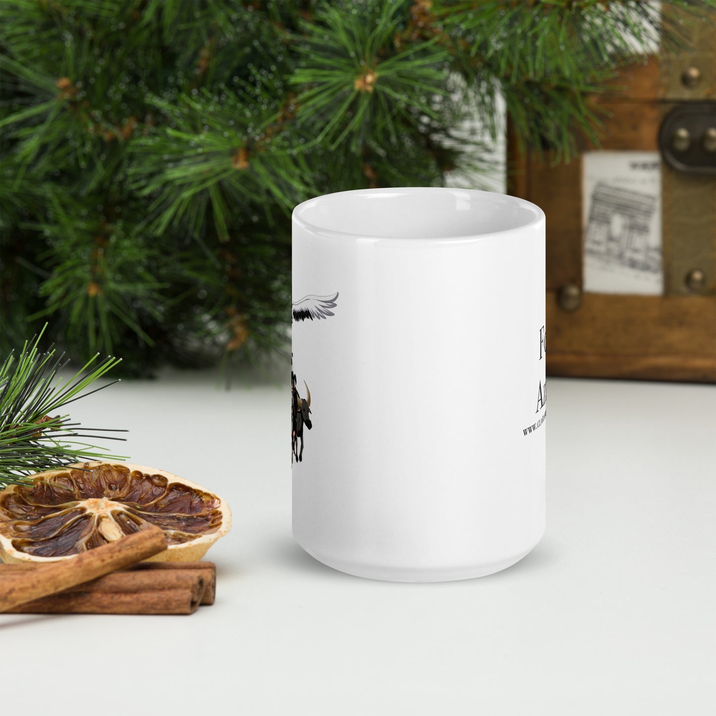 Mug Glossy Wht 15oz Cast (035)