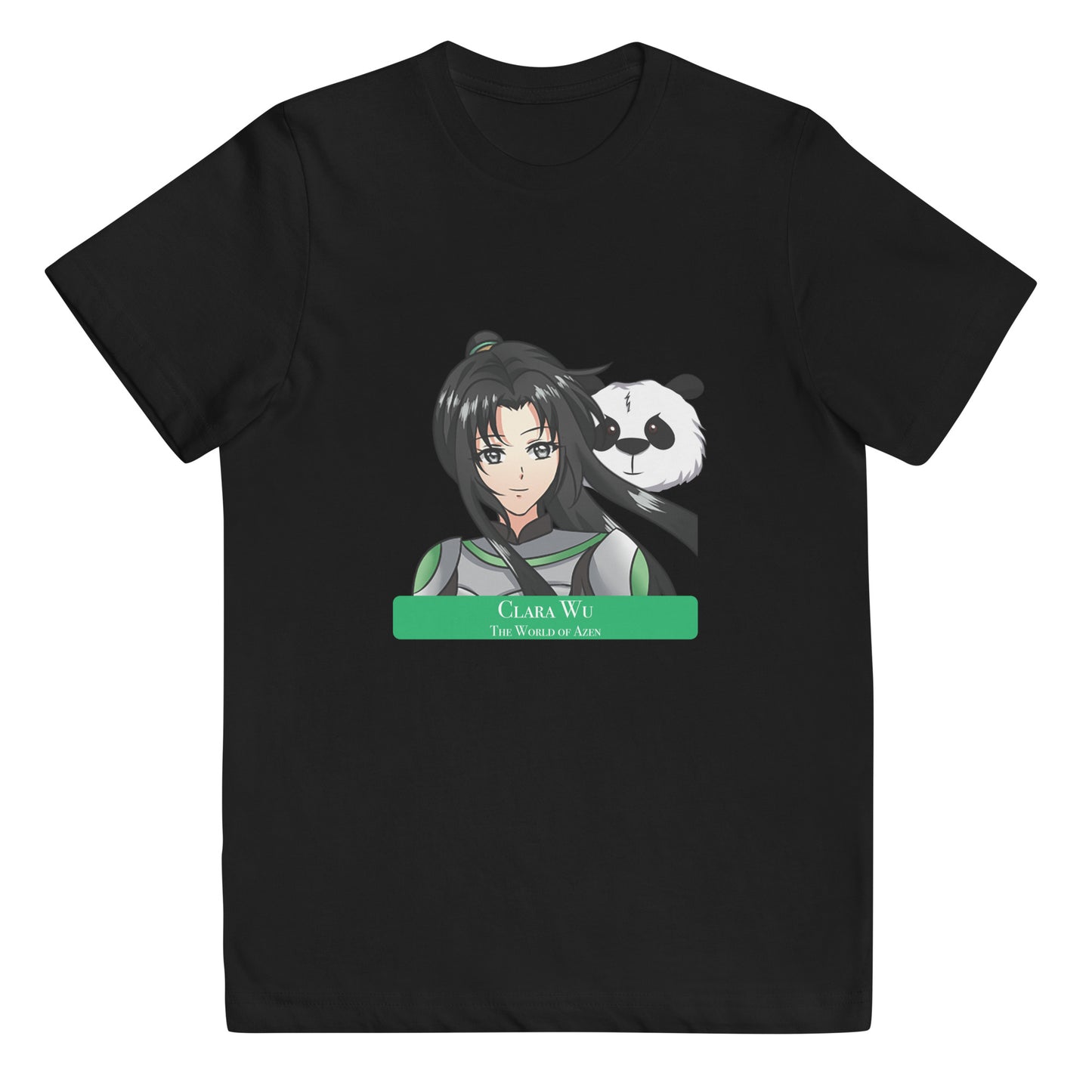 Clara Panda B1 – Y Jersey T – Wht+Blk (010)