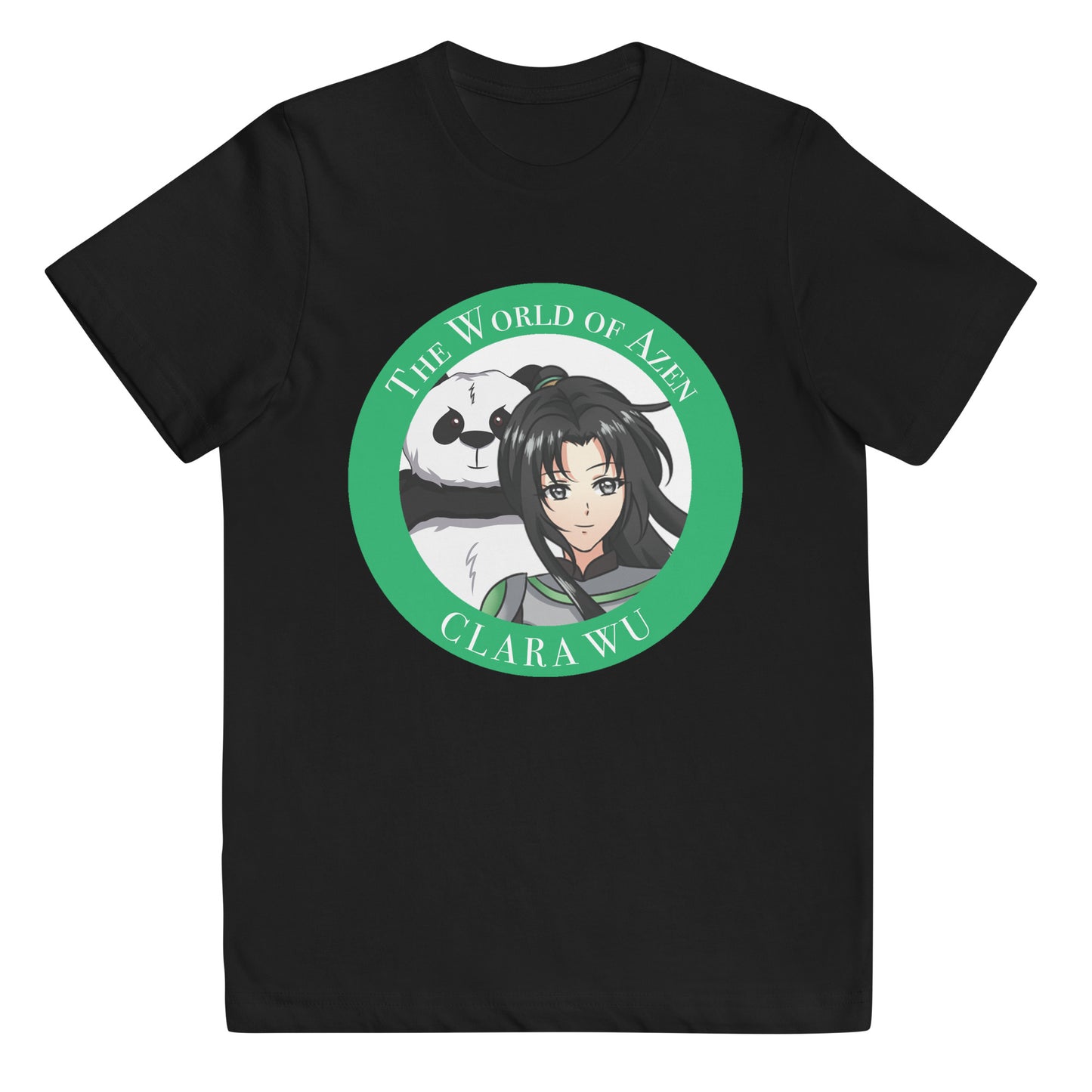 ClaraPanda Circle B1 – Y Jersey T – Wht+Blk (018)