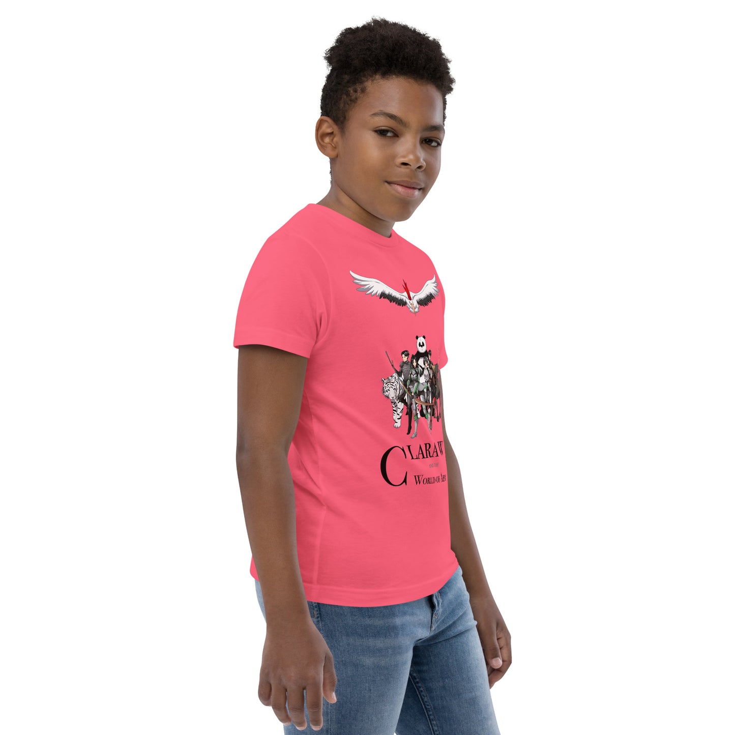 Azen Cast Bot – Y Jersey T – Wht+Multi (004)