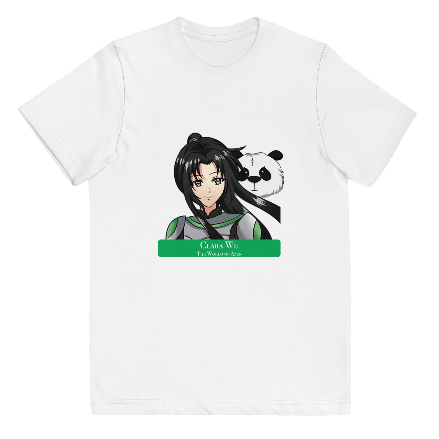 Clara Panda B1 – Y Jersey T – Wht+Blk (010)