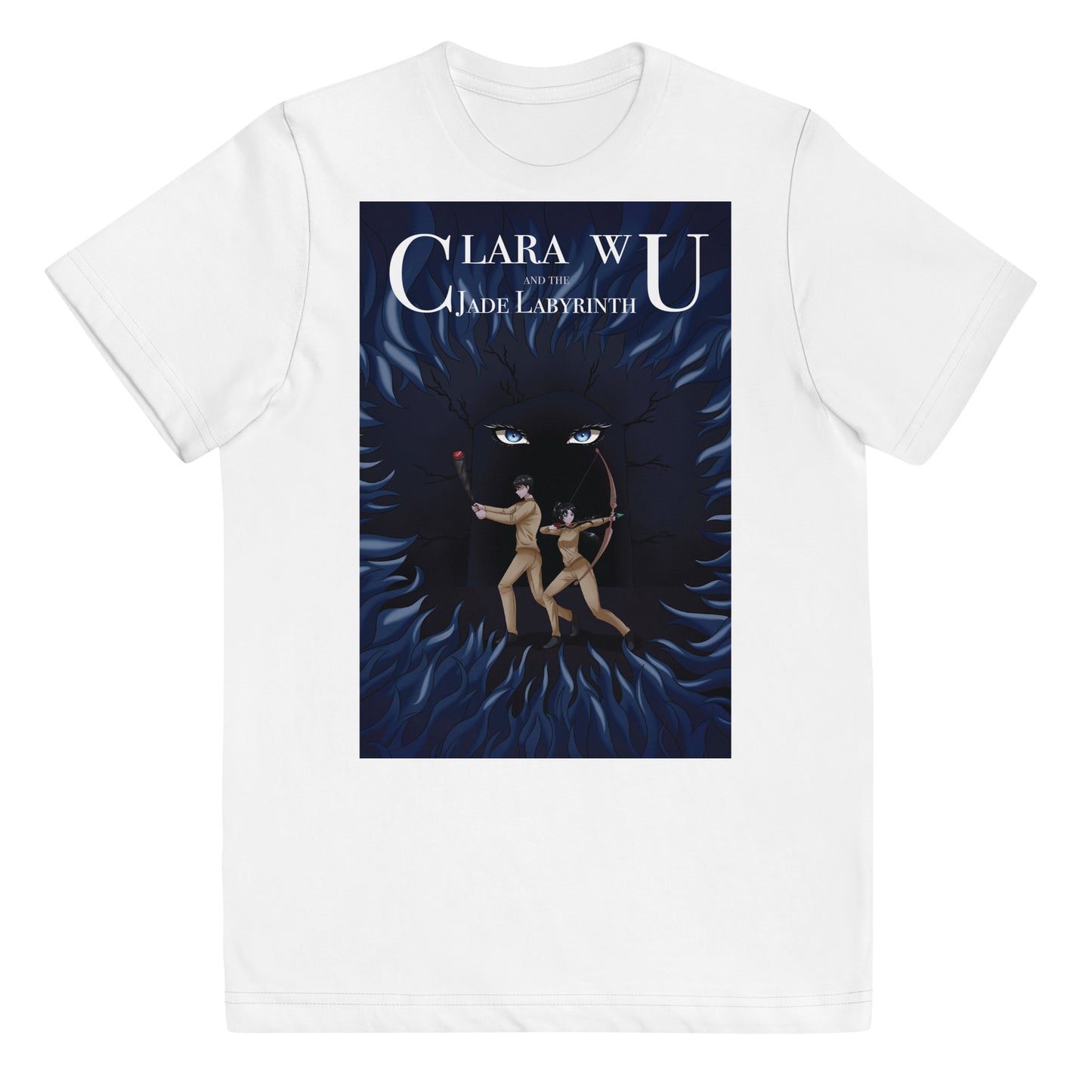 Jade Labyrinth B2 – Y Jersey T - Wht+Blk (023)