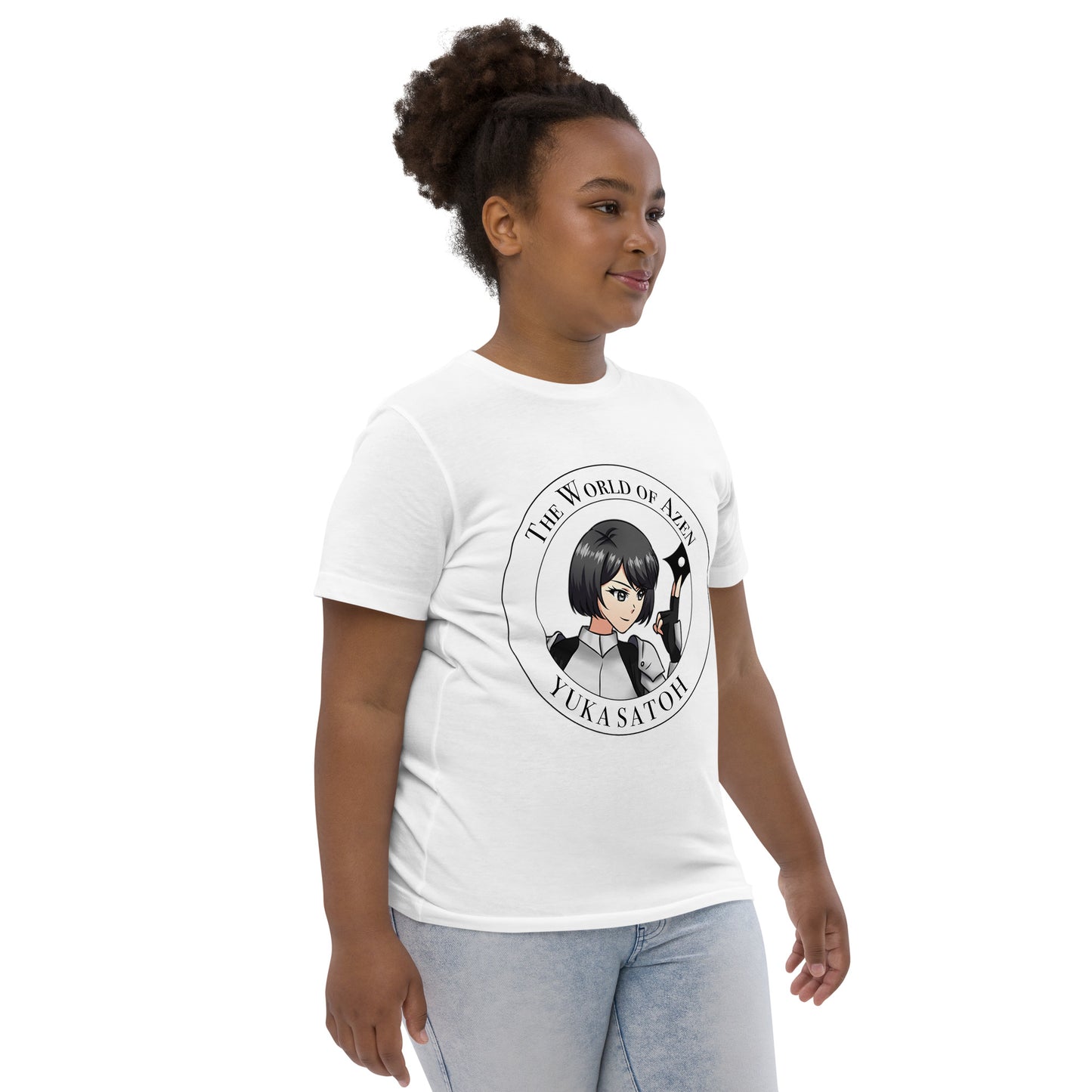 Yuka Circle B1 – Y Jersey T – Wht+Blk (016)