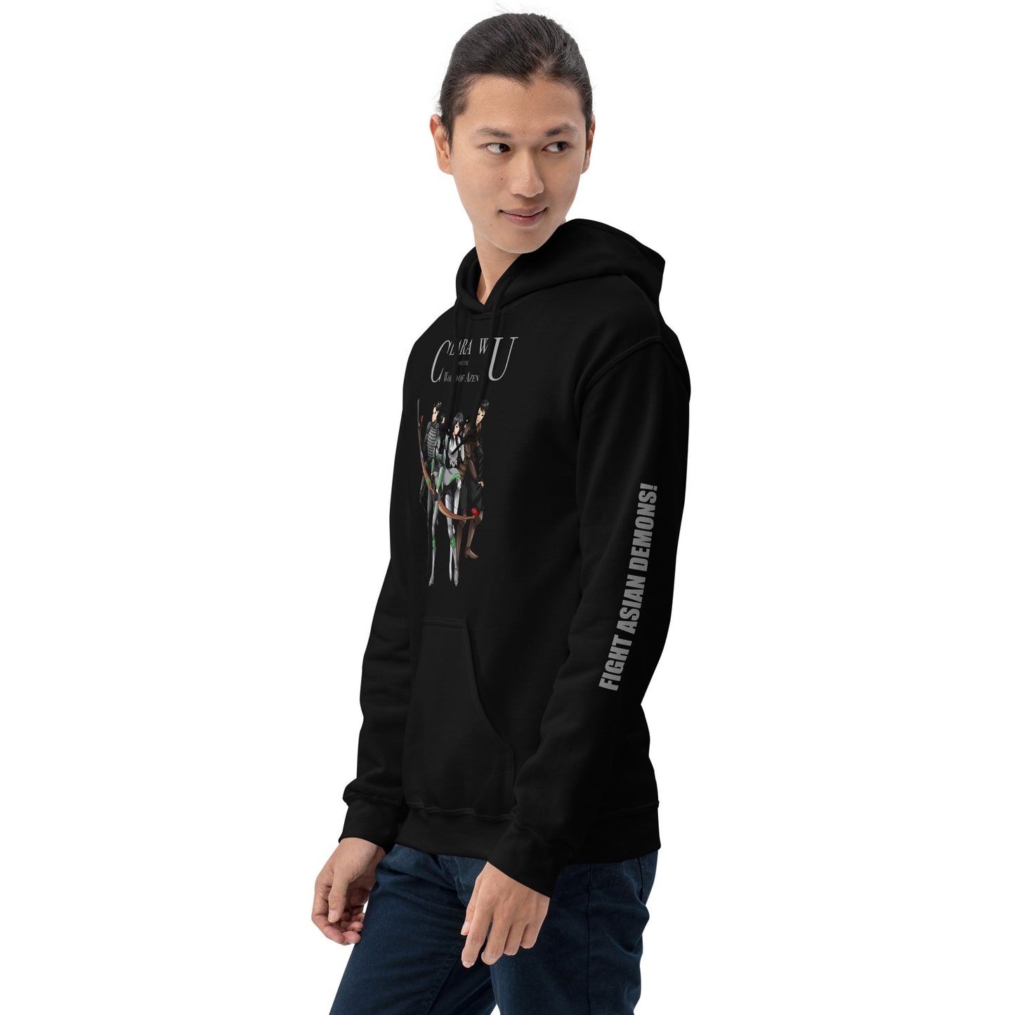 AzenWarriorsArmor Sleeves Boba Gray – Uni HvyBlend Hoodie – (208)