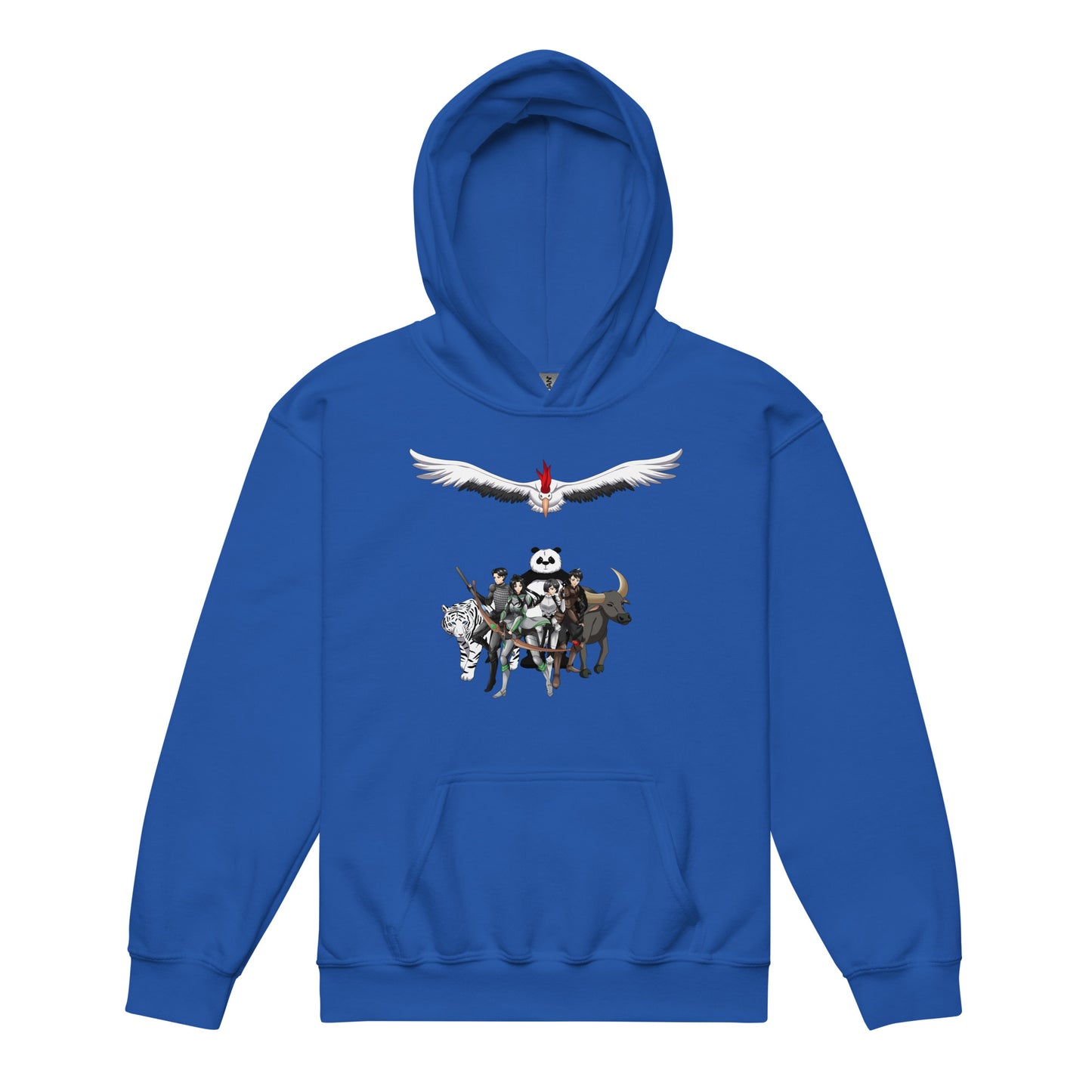 Azen Warriors Action – Y HvyBlend Hoodie – (216)