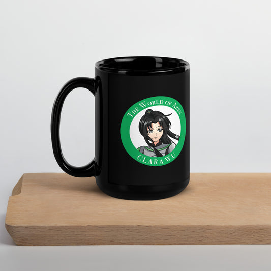 Mug Glossy Blk 15oz Clara (036)