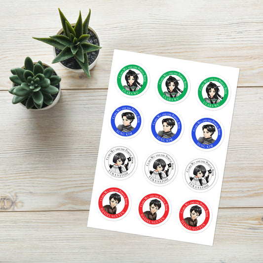 Azen Warriors – Sticker Sheet (080)