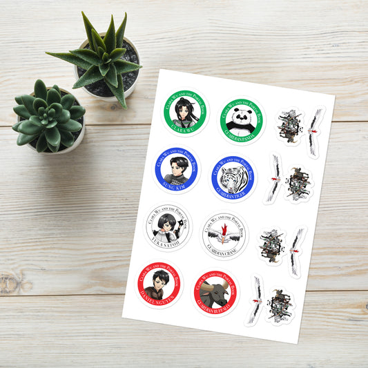 Azen Warriors+Guardians – Sticker Sheet (082)