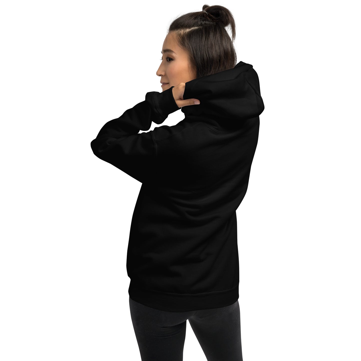 Yuka Satoh Action Sleeves – Uni Hvy Blend Hoodie B+W – (116)