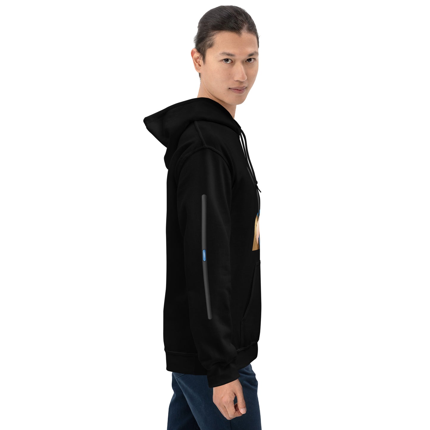 Sung Kim Action Sleeves – Uni Hvy Blend Hoodie B+W – (115)