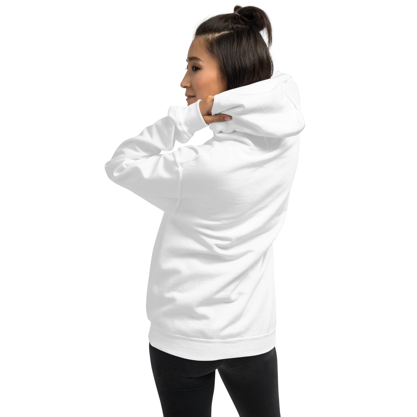 Yuka Satoh Action Sleeves – Uni Hvy Blend Hoodie B+W – (116)