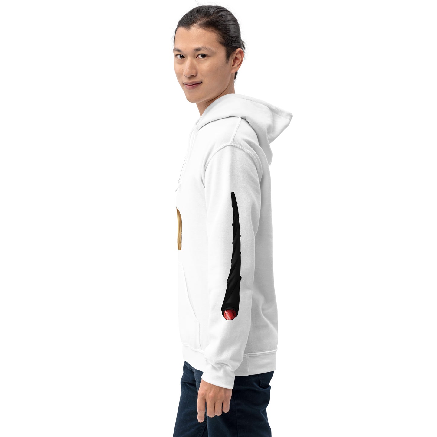 Daniel Nguyen Action Sleeves – Uni Hvy Blend Hoodie B+W – (117)