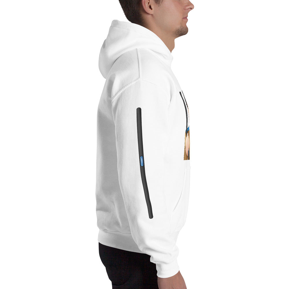 Sung Kim Action Sleeves – Uni Hvy Blend Hoodie B+W – (115)