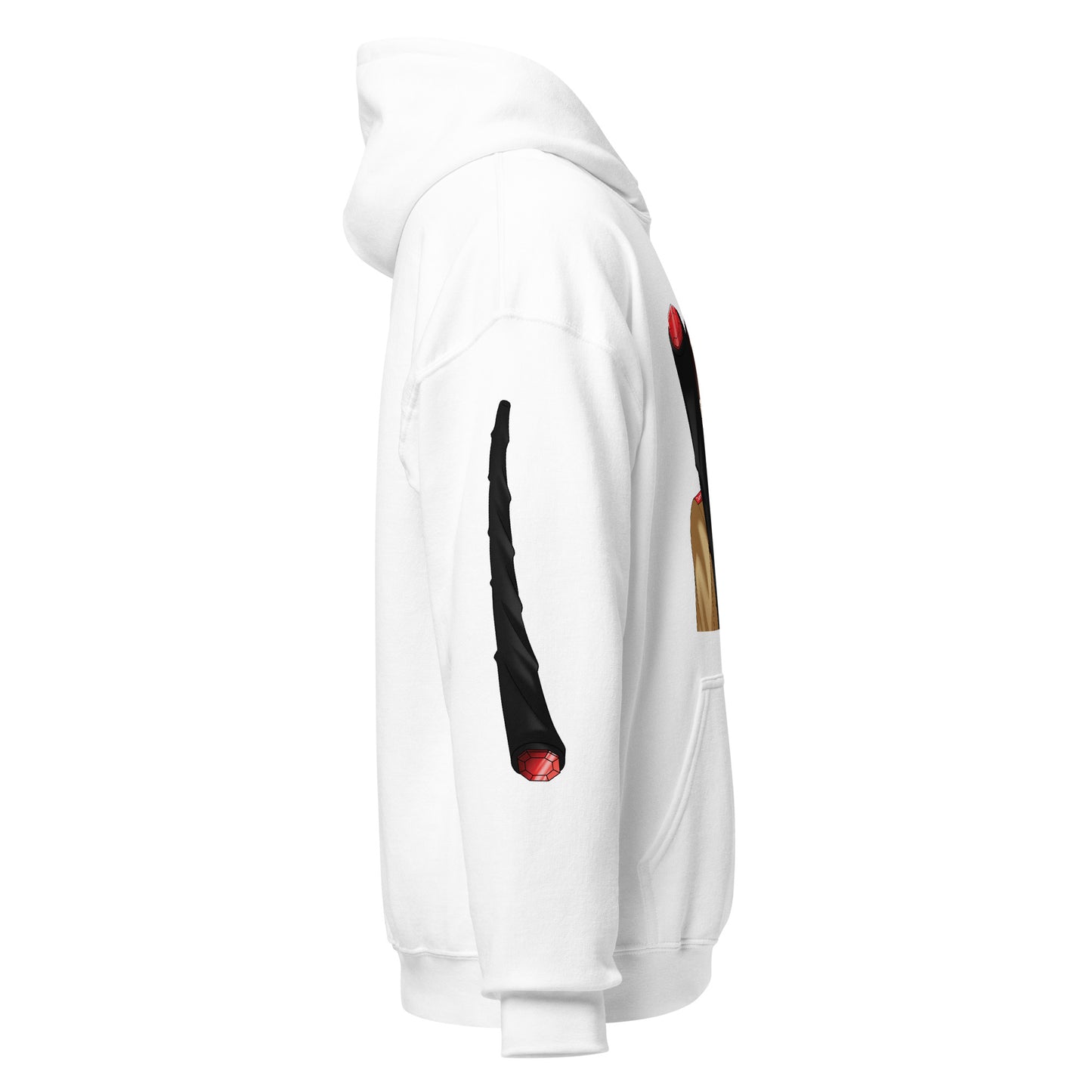 Daniel Nguyen Action Sleeves – Uni Hvy Blend Hoodie B+W – (117)