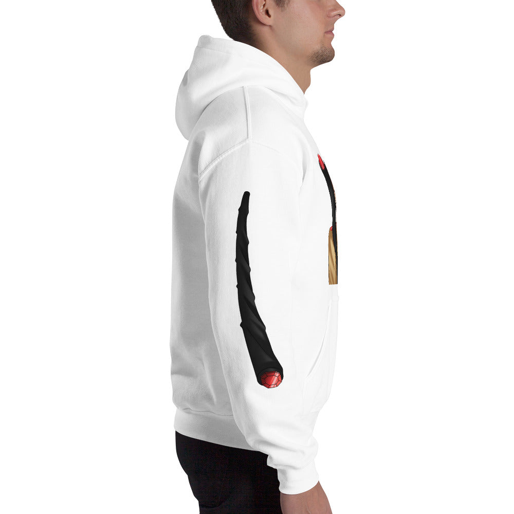 Daniel Nguyen Action Sleeves – Uni Hvy Blend Hoodie B+W – (117)