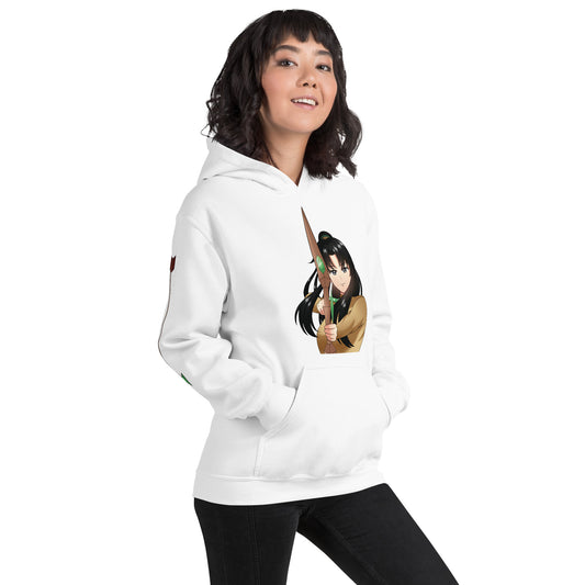 Clara Wu Action Sleeves – Uni Hvy Blend Hoodie B+W – (114)