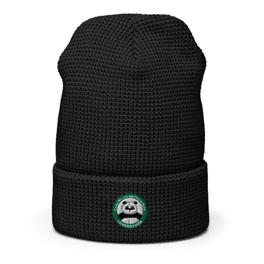 Guardian Panda - Waffle Beanie Blk – (100)