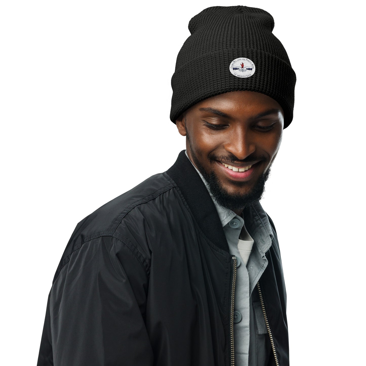 Guardian Crane - Waffle Beanie Blk – (103)