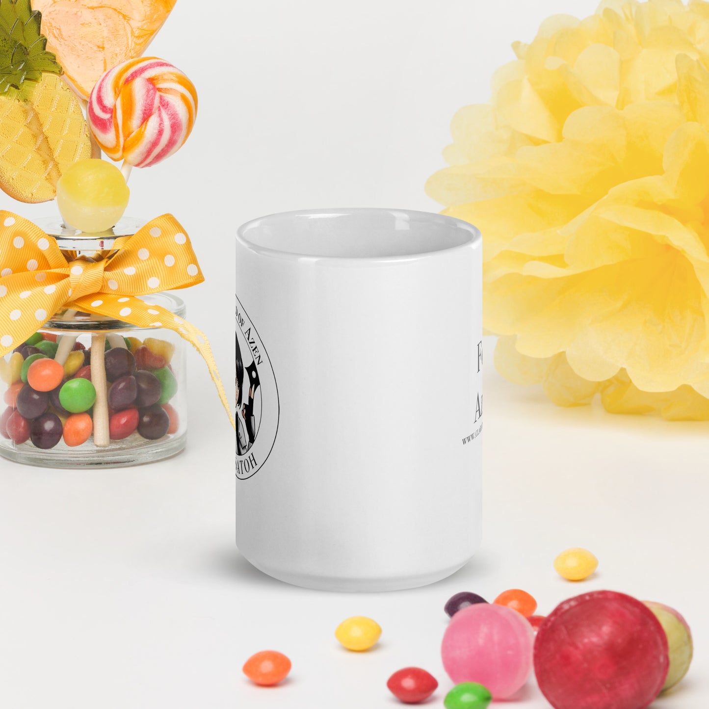 Mug Glossy Wht 15oz Yuka (042)