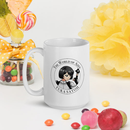 Mug Glossy Wht 15oz Yuka (042)