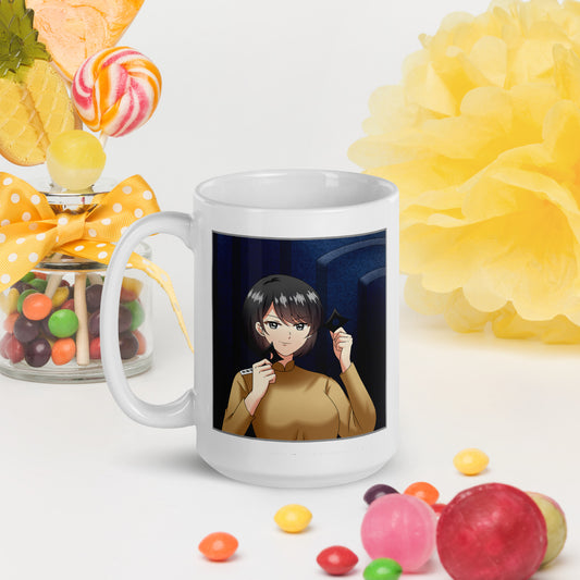 Mug Glossy Wht 15oz Train Weapons Yuka (133)