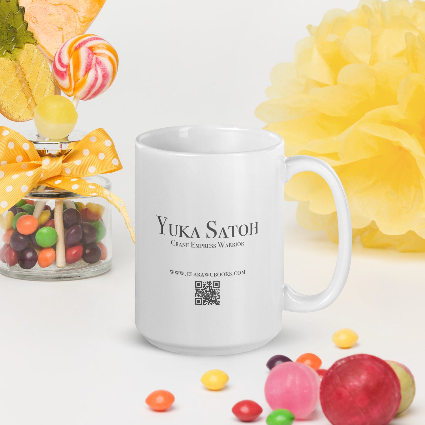 Mug Glossy Wht 15oz Train Weapons Yuka (133)