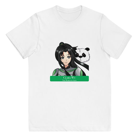 Clara Panda B1 – Y Jersey T – Wht+Blk (010)