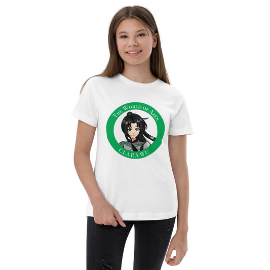 Clara Circle B1 – Y Jersey T – Wht+Blk (014)