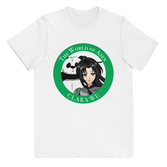 ClaraPanda Circle B1 – Y Jersey T – Wht+Blk (018)