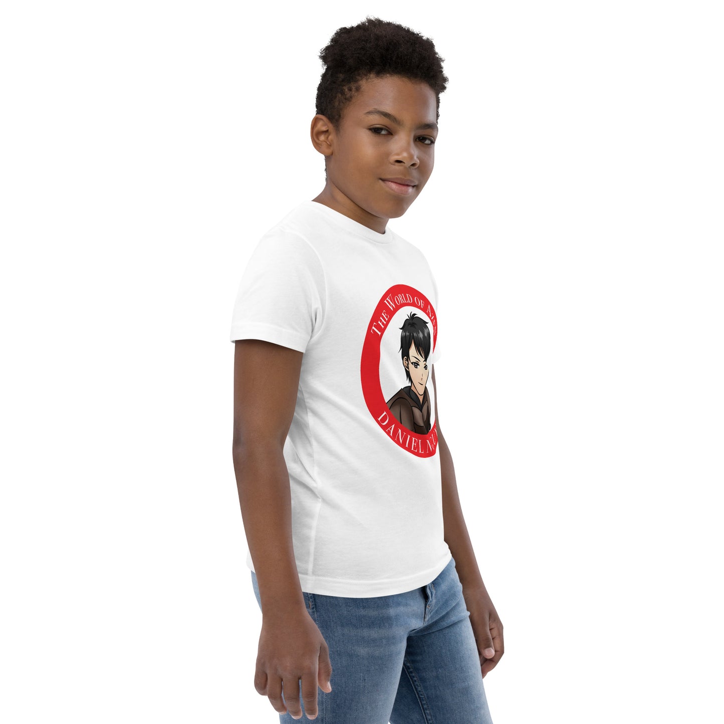 Daniel Circle B1 – Y Jersey T – Wht+Blk (017)